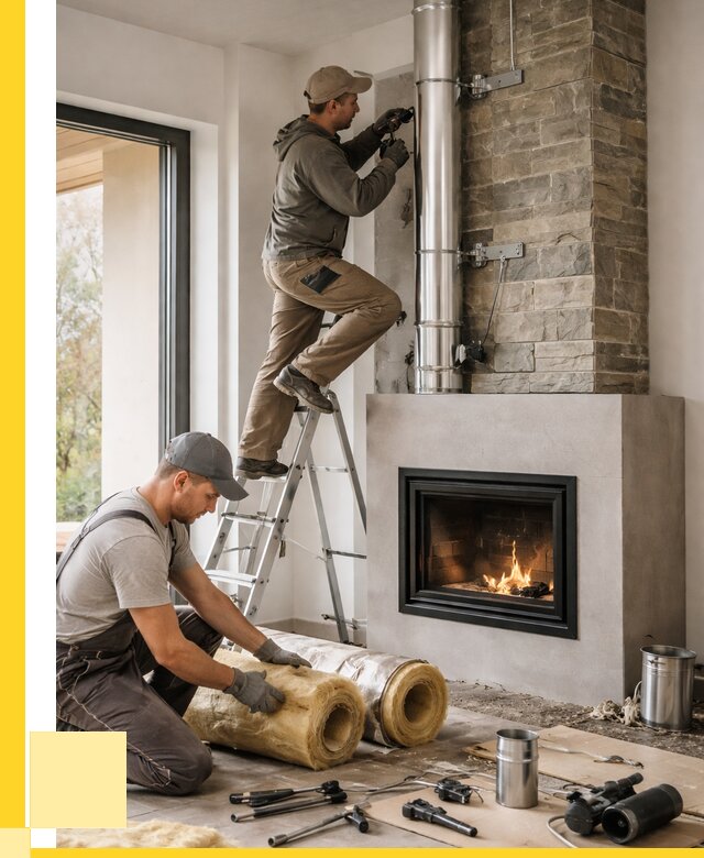 Монтаж дымоходов для каминов в Нефтеюганске от 15252 р. ЭриданНфт