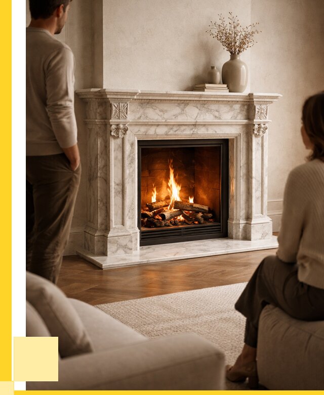 Мраморные камины под ключ в Нефтеюганске от 254200 р. | ЭриданНфт