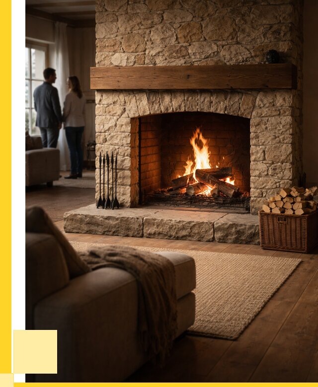 Открытые камины под ключ в Нефтеюганске от 152520 р. ЭриданНфт