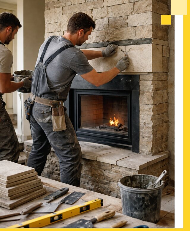 Проектирование и установка открытых каминов в Нефтеюганске