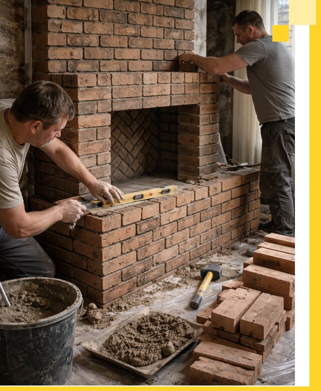 Изготовление и установка кирпичных каминов в Нефтеюганске