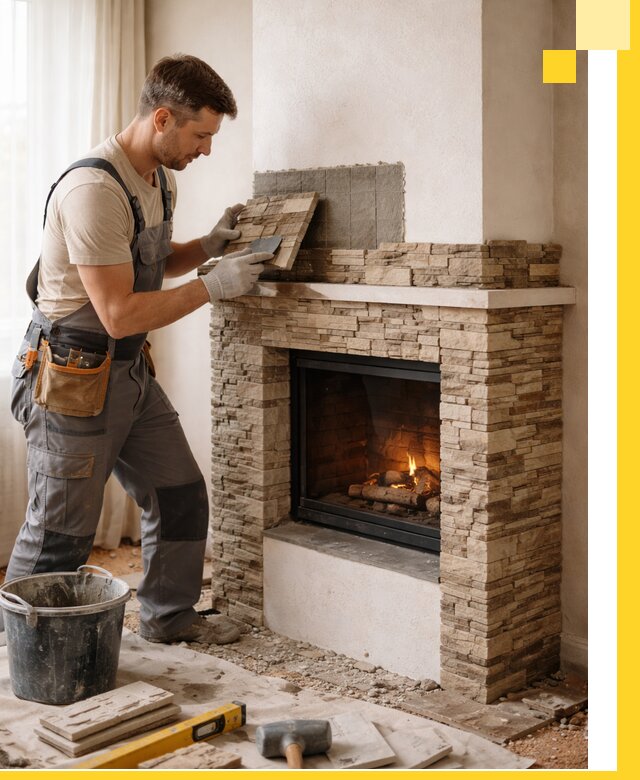 Изготовление и монтаж каминов для дома под ключ в Нефтеюганске