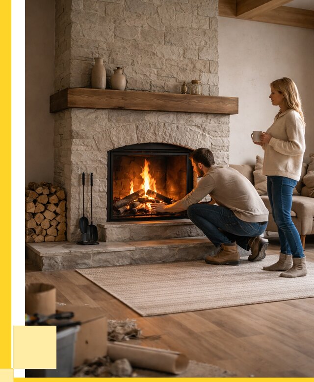 Камины для загородного дома в Нефтеюганске от 355880 р., ЭриданНфт