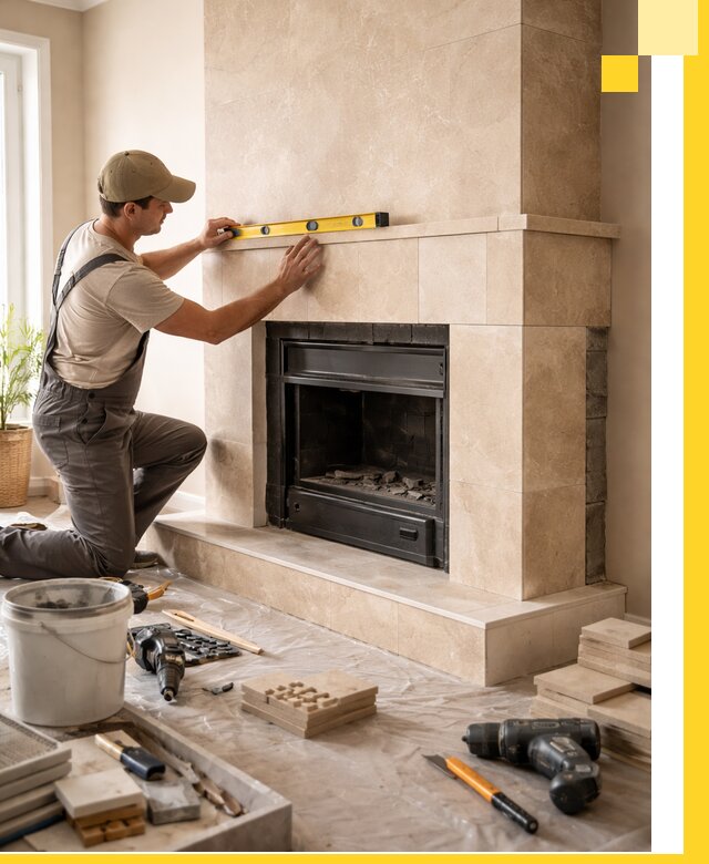 Установка и монтаж каминов в частном доме под ключ в Нефтеюганске