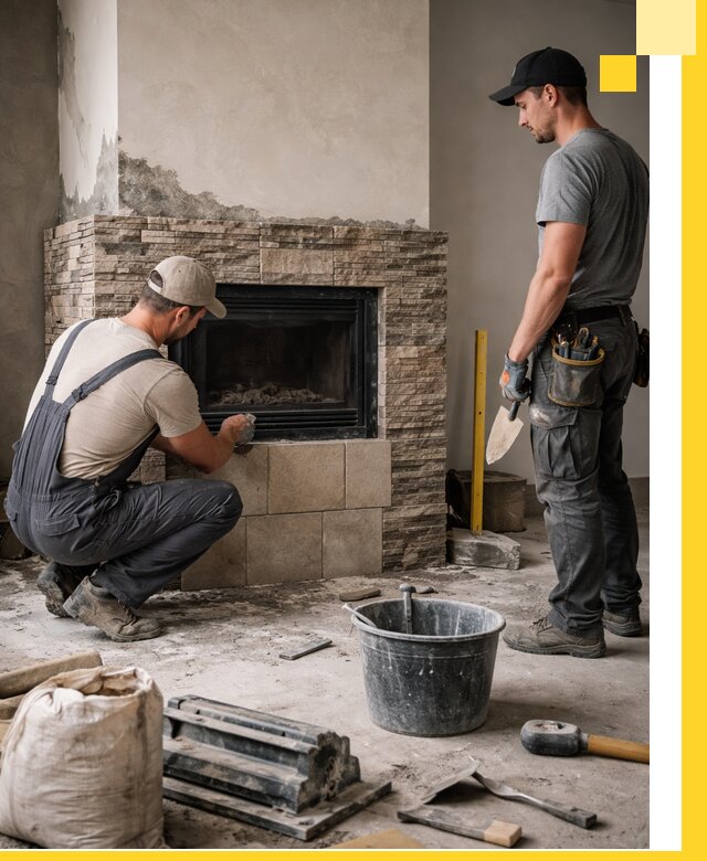 Камины под ключ в Нефтеюганске: проект, изготовление и монтаж