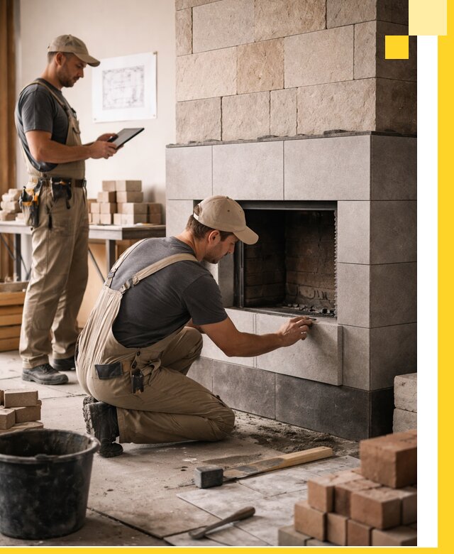 Индивидуальные проекты каминов и каминных систем в Нефтеюганске