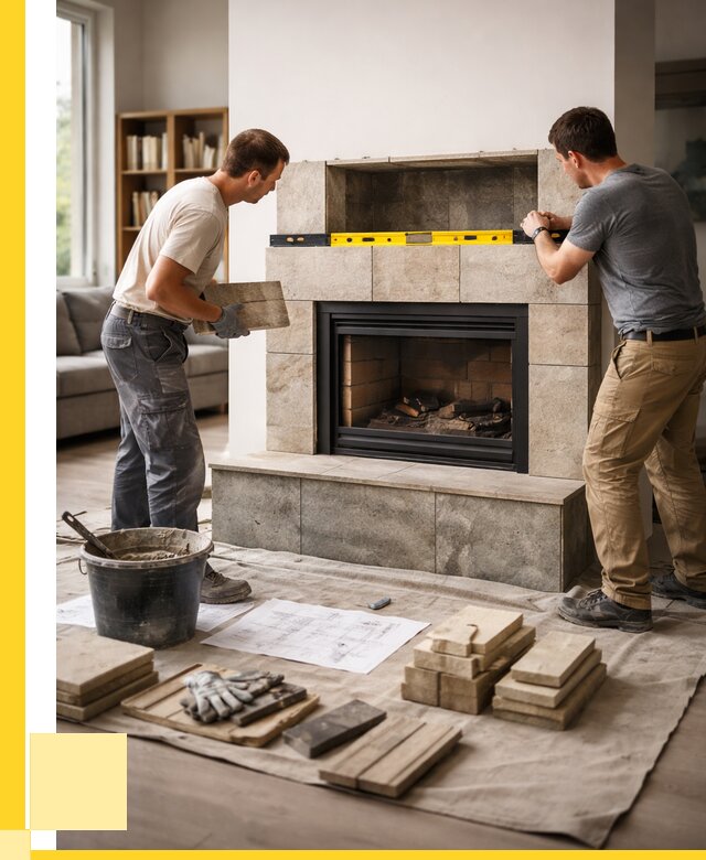 Монтаж каминов и установка в Нефтеюганске от 45756 р. | ЭриданНфт