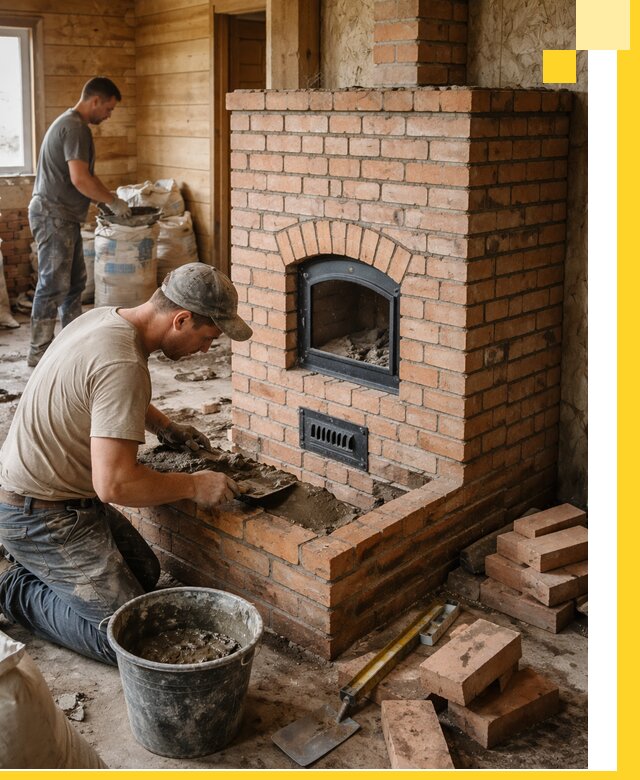 Профессиональное строительство печей в Нефтеюганске под ключ