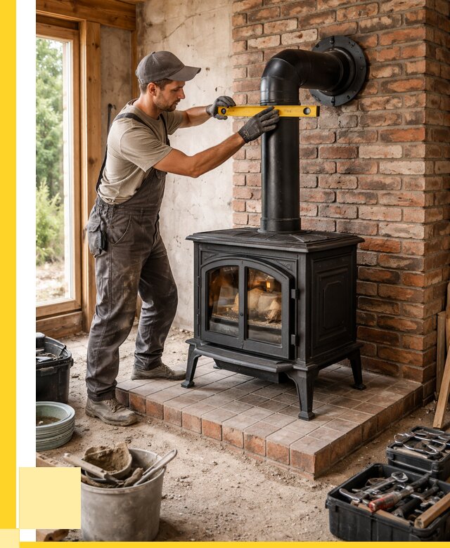 Монтаж печей установка банной печи в Нефтеюганске от 15252 р. | ЭриданНфт