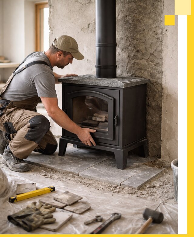 Профессиональный монтаж печей и каминов в Нефтеюганске под ключ