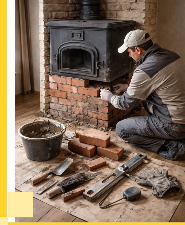 Ремонт печей в Нефтеюганске от 12202 р., услуги печника ЭриданНфт
