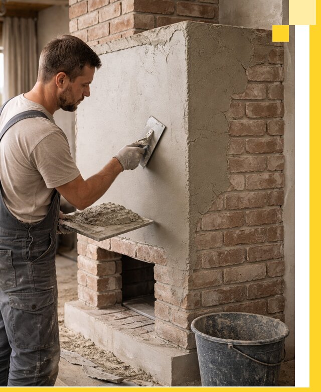 Отделка печей и облицовка каминов в Нефтеюганске под ключ