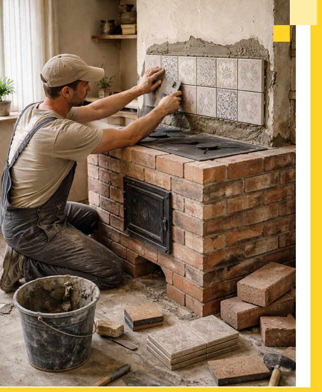 Печи с плитой на заказ монтаж гарантия и сервис в Нефтеюганске