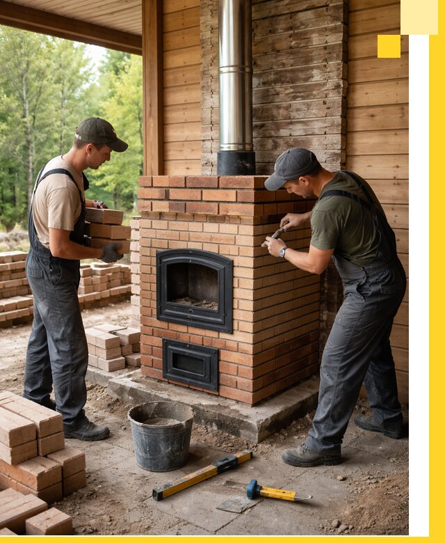 Производство и установка дачных печей под ключ в Нефтеюганске