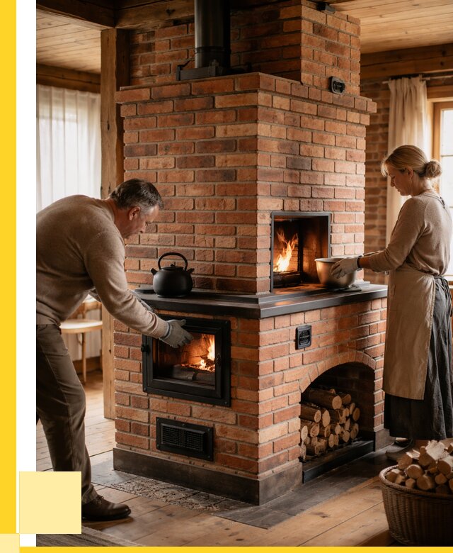 Печи для загородного дома под ключ в Нефтеюганске от 81344 р. | ЭриданНфт