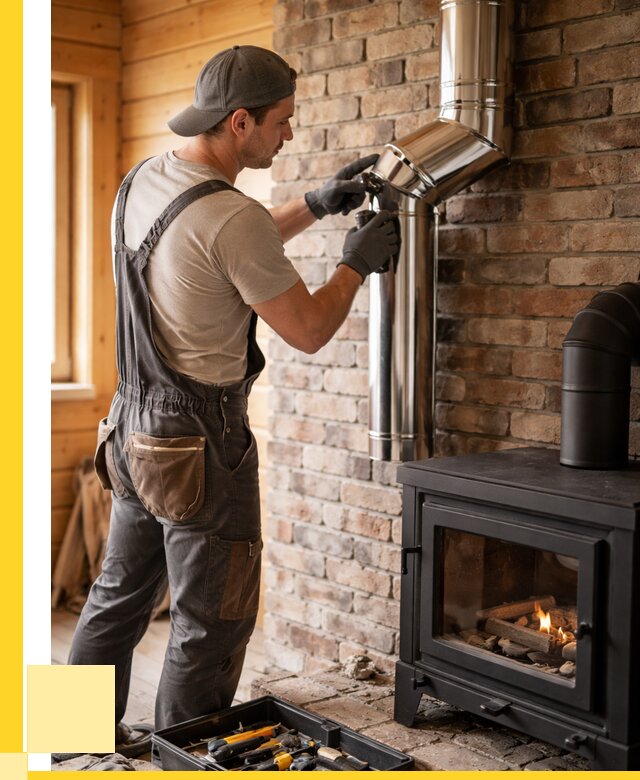 Монтаж дымоходов для печей в Нефтеюганске от 7626 р. | ЭриданНфт