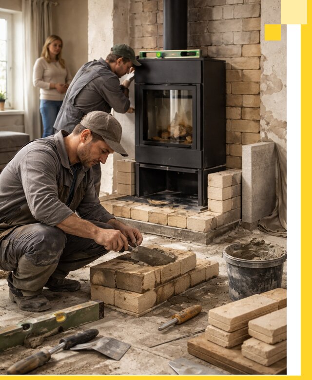 Печи и камины под ключ: проект, установка в Нефтеюганске