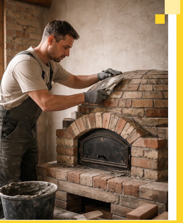 Изготовление и монтаж помпейских печей на заказ в Нефтеюганске