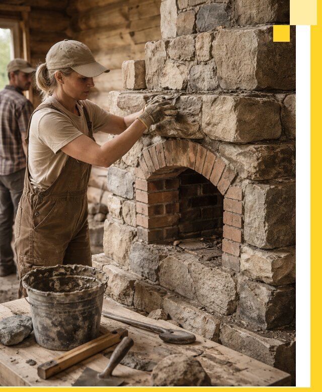 Каменные печи на заказ и монтаж в Нефтеюганске, долговечные решения