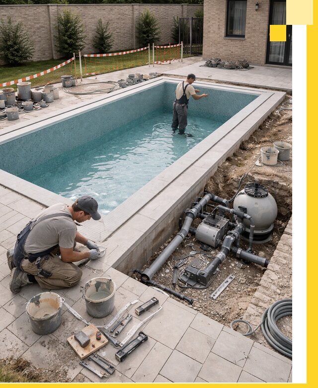 Строительство бассейнов под ключ в Нефтеюганске: проекты и монтаж