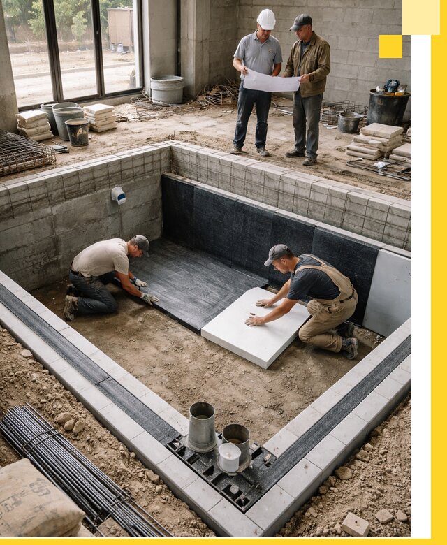 Проекты частных и общественных бассейнов под ключ в Нефтеюганске