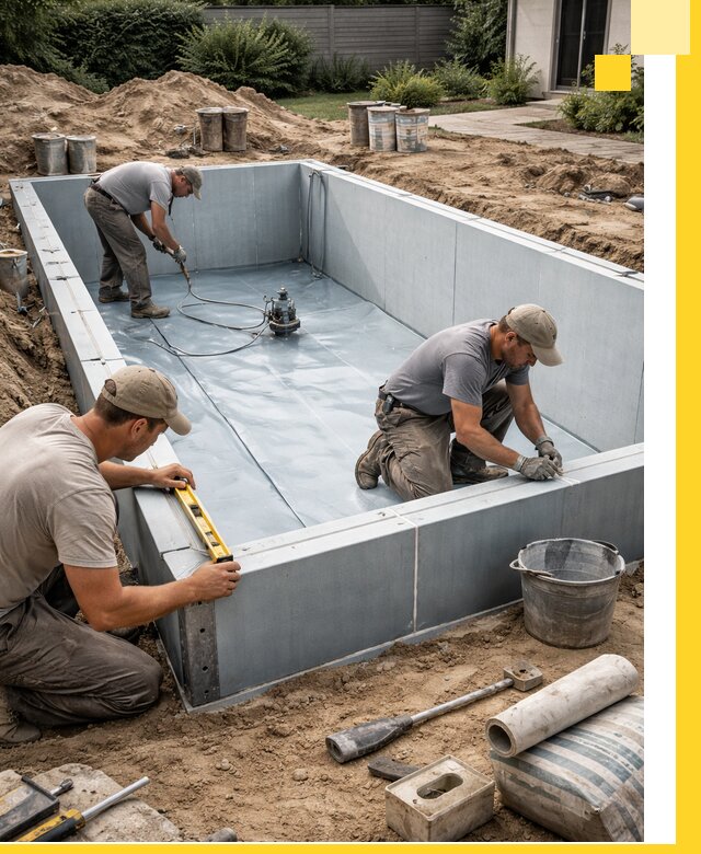 Профессиональный монтаж бассейнов под ключ в Нефтеюганске с гарантией