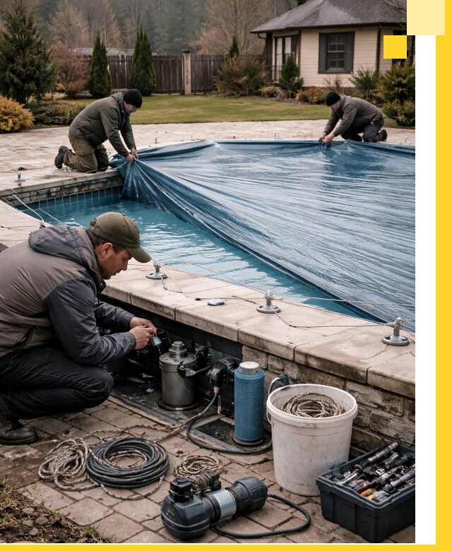 Консервация бассейнов в Нефтеюганске: подготовка к длительному хранению