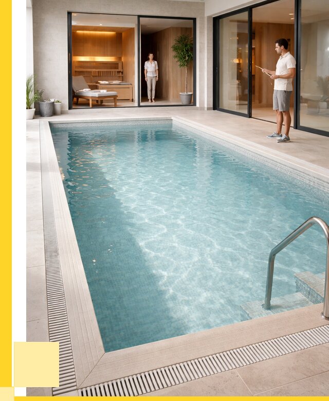 Отделка бассейна пленкой ПВХ в Нефтеюганске от 3559 р. - ЭриданНфт