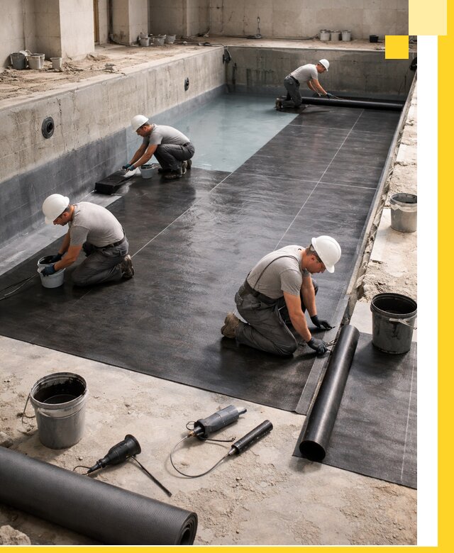 Профессиональная гидроизоляция бассейнов и чаш в Нефтеюганске под ключ