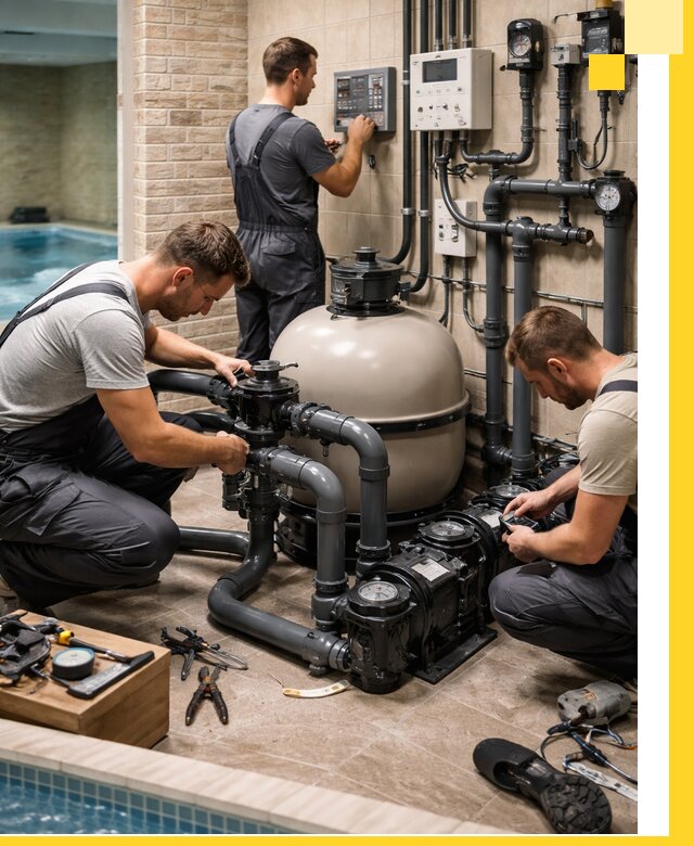 Комплексное оборудование для бассейнов под ключ в Нефтеюганске