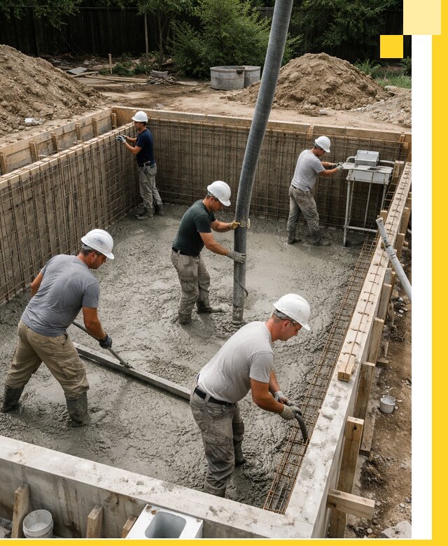 Строительство бетонных бассейнов под ключ в Нефтеюганске