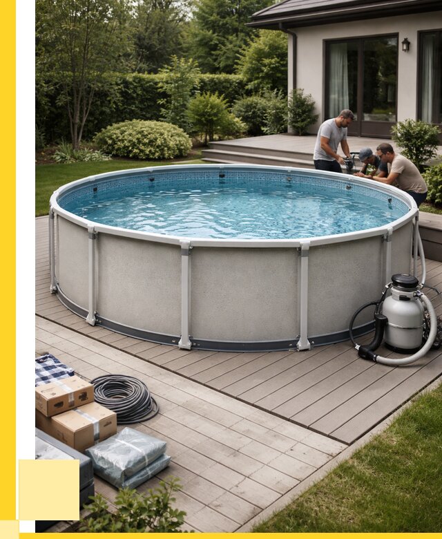 Купить каркасные бассейны в Нефтеюганске от 45756 р. | ЭриданНфт