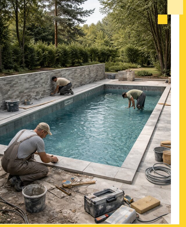 Проектирование и строительство частных бассейнов в Нефтеюганске