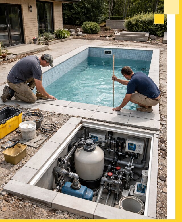 Строительство качественных домашних бассейнов под ключ в Нефтеюганске