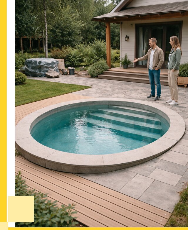 Бассейн на даче под ключ в Нефтеюганске от 203360 р., ЭриданНфт