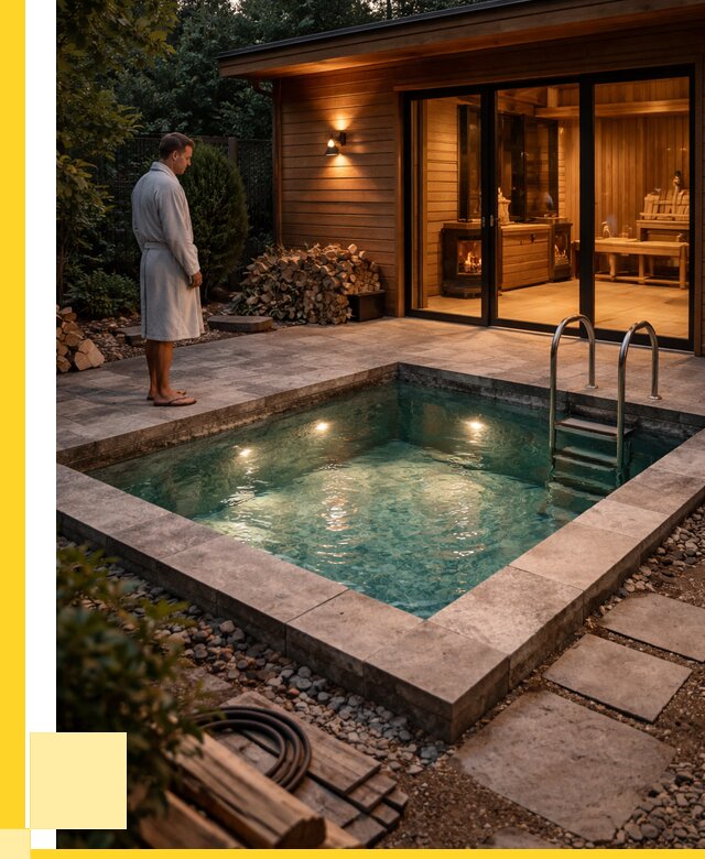 Бани с бассейном под ключ в Нефтеюганске от 96596 р. | ЭриданНфт