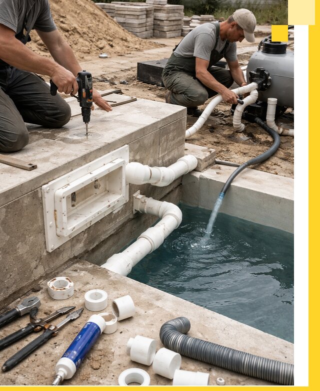 Строительство скиммерных бассейнов под ключ в Нефтеюганске