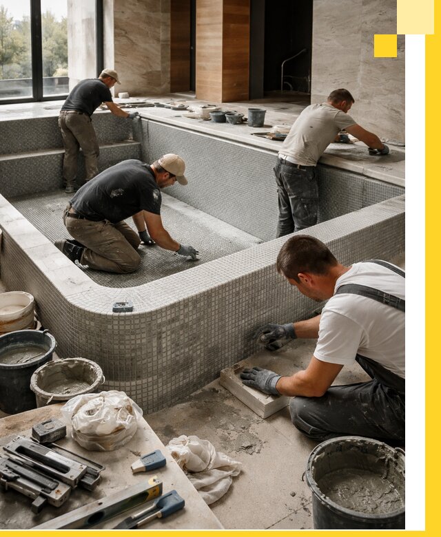 Строительство и установка СПА бассейнов под ключ в Нефтеюганске