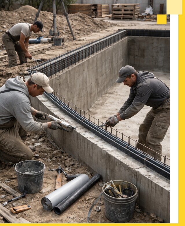 Качественный монтаж чаши бассейна в Нефтеюганске под ключ с гарантией