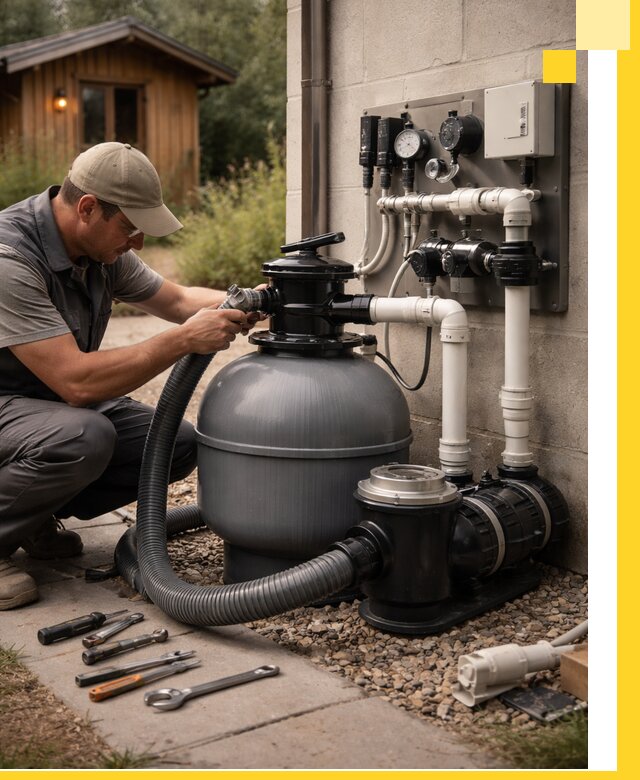 Продажа и монтаж фильтров и насосов для бассейнов в Нефтеюганске