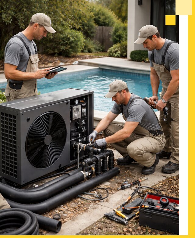 Проектирование и установка тепловых насосов для бассейнов в Нефтеюганске