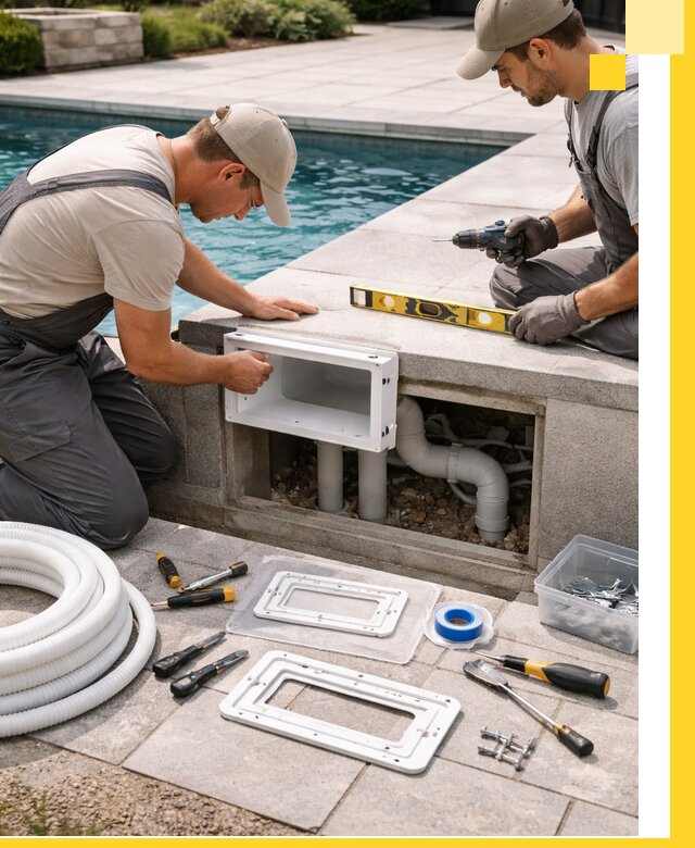 Поставка и установка скиммеров для бассейнов в Нефтеюганске