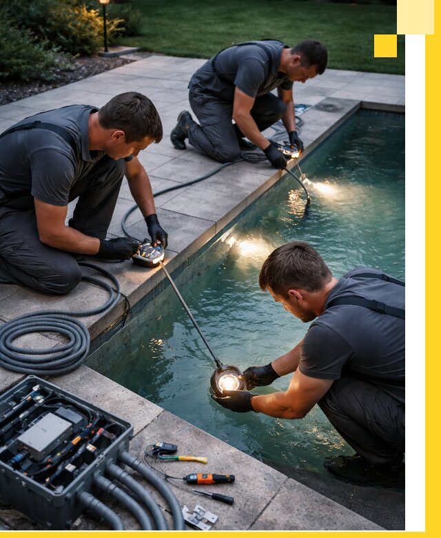 Профессиональное освещение бассейнов в Нефтеюганске: дизайн и монтаж