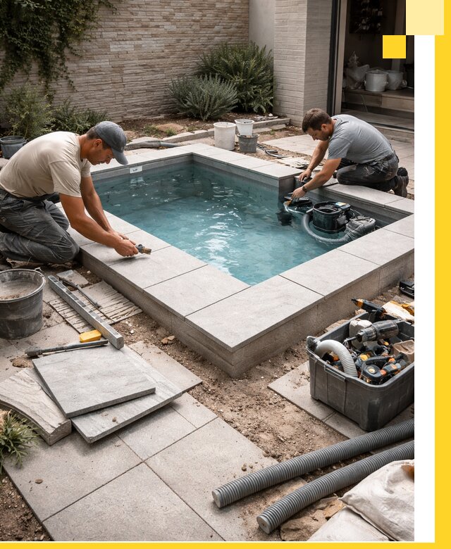 Мини бассейны под ключ в Нефтеюганске, дизайн и установка