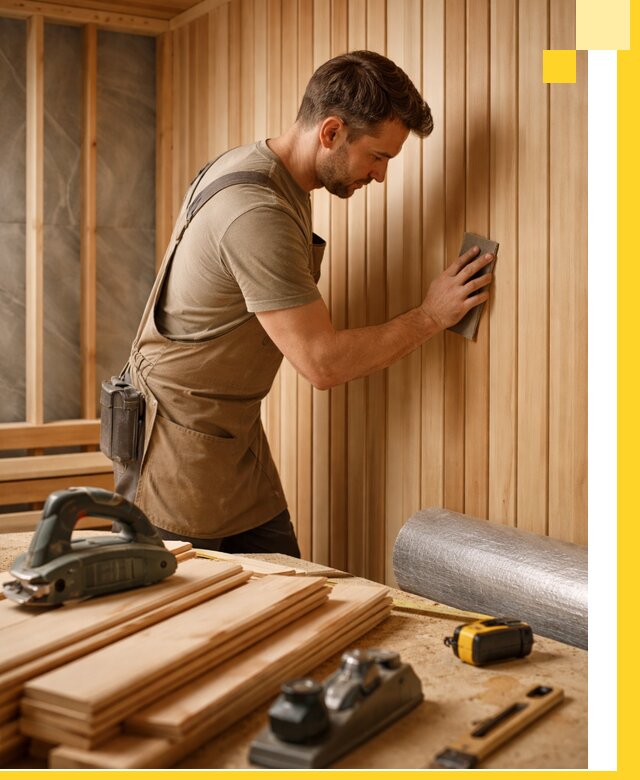 Профессиональная отделка саун и парных под ключ в Нефтеюганске