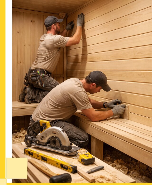 Обшивка саун вагонкой в Нефтеюганске от 2542 р. | ЭриданНфт