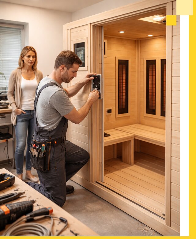 Инфракрасные сауны под ключ в Нефтеюганске продажа и установка