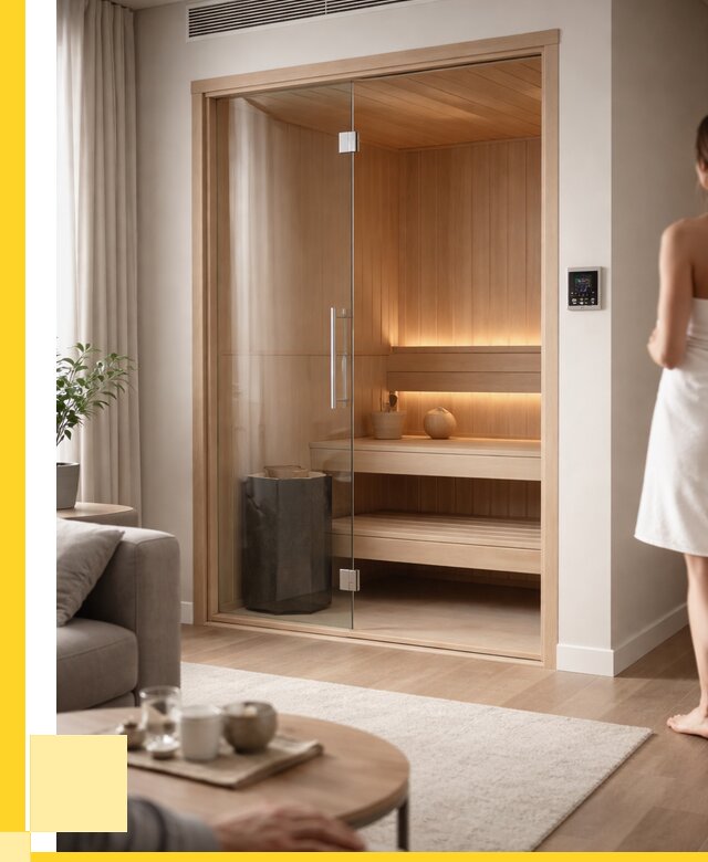 Сауна в квартире под ключ в Нефтеюганске от 122016 р. ЭриданНфт