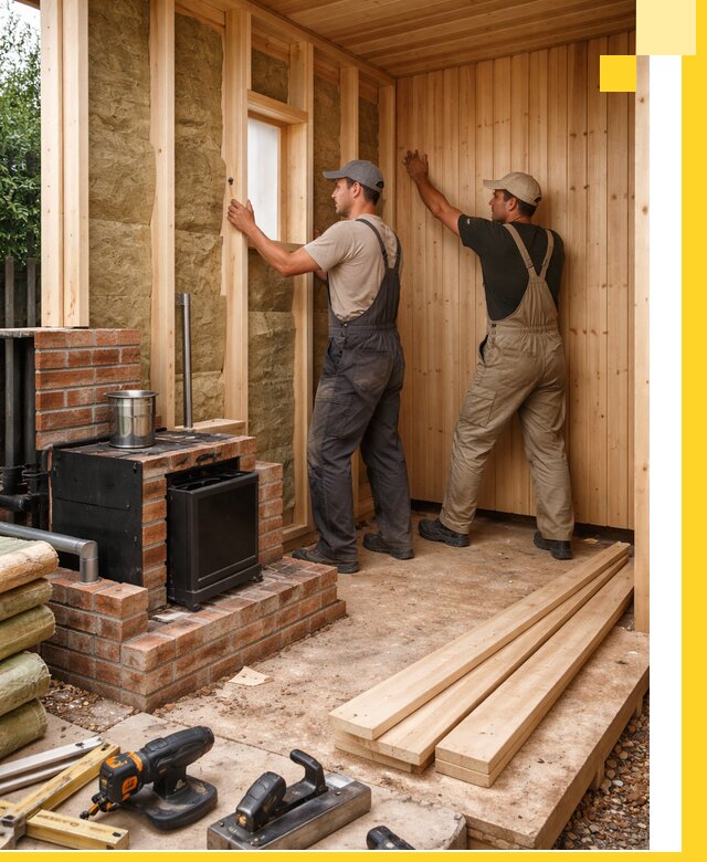 Строительство и установка дачных саун под ключ в Нефтеюганске