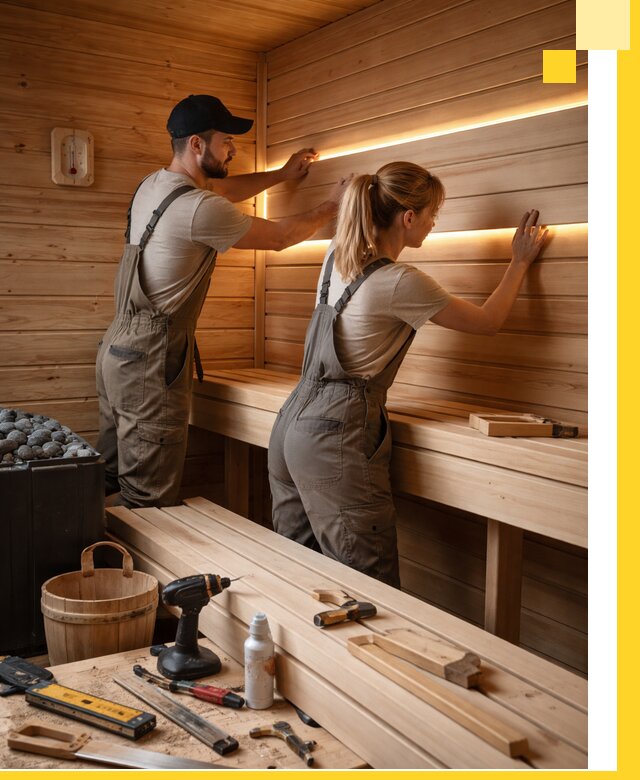 Дизайн саун и бань под ключ с индивидуальным проектом в Нефтеюганске